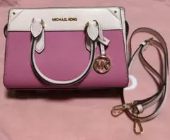 マイケル・コース　スモールサッチェル　ショルダーバッグ　ピンク