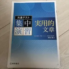 共通テスト集中演習実用的文章
