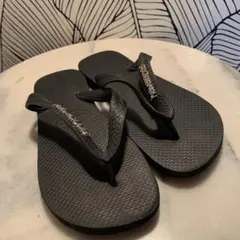 【Havaianas ハワイアナス】ブラック　 ビーチサンダル　黒　サンダル