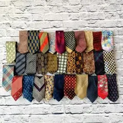 ネクタイ　まとめ　40本以上　オシャレ　メンズ　A02