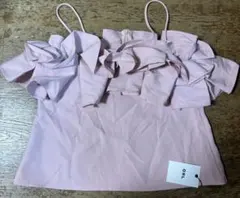 GRL / ボリュームフリルオフショルトップス