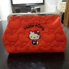 リンネル2026年3月号増刊付録　ハローキティ刺繍入りがま口ポーチのサムネイル