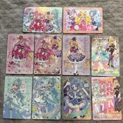 プリキュアキラキラカードグミ10枚セット　わんだふる　キミプリ　名探偵プリキュア