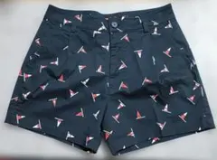 BEAMS　GOLF　ビームス　ゴルフ　レディース　ショートパンツ　フラッグ柄のサムネイル