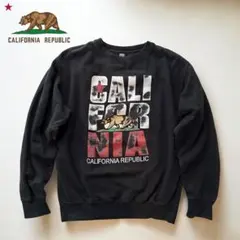 カリフォルニア・リパブリック★裏起毛トレーナー 古着 ビンテージ加工