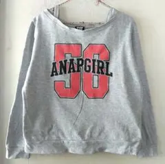 ANAP GIRL★アナップ★トレーナー★肩だし★オフショルダー