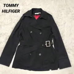 トミーヒルフィガー トレンチコート ミドル丈 M ライナー ベルト ブラック
