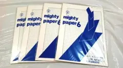 オストリッチ マイティペーパー6 B5 方眼紙 100枚x4冊　設計　事務用