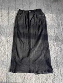 「BARNYARDSTORM」 デニムスカート 0 ブラック レディース