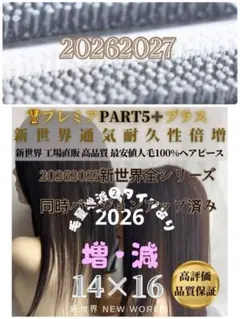 真2026新世界超人工肌人毛100%ウィッグ　ヘアピース　総手植え　部分ウィッグ
