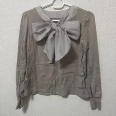 evelyn リブ トップス ピンク