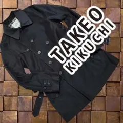 TAKEO KIKUCHI タケオキクチ トレンチコート　2 ブラック