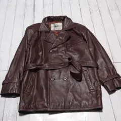 未使用 本革 定88000 HARAJUKU MOTHER レザーハーフコートL HARAJUKU MOTHER 原宿マザー ラムレザー カーコート ジャケット M