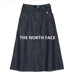 美品 THE NORTH FACE デニム フィールドスカート インディゴ 完売
