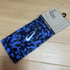 新品NIKE ナイキ Dri-Fit フューリー ワイドヘッドバンド ブルー系