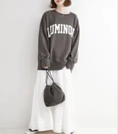 【新品未使用】ベイクルーズ simplicite ロゴスウェット