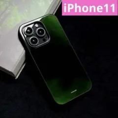 【新入荷】iPhone11ケース グリーン