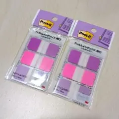 【3M】ポストイット フィルムインデックス 厚口 マルチカラー（２袋セット）