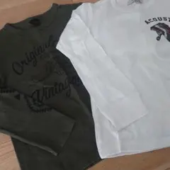 130㎝長袖カットソー 2枚組