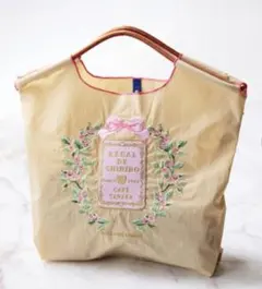 【新品未使用】カフェタナカ×ボールアンドチェーンのコラボエコバッグMサイズ