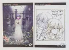 TYPE-MOON Fate/stay night ポスカ No.48、49