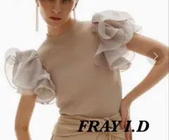 FRAY I.D ラッフルスリーブニットプルオーバー　美品　神崎恵着用