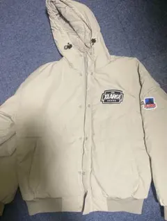 XLARGE NYLON PUFFER JACKET M ベージュ