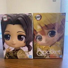 鬼滅の刃　Qposket フィギュア 2体セット 胡蝶しのぶ 我妻善逸