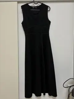 ZARA スウェード生地 ノースリーブワンピース