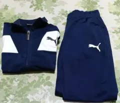 PUMA プーマ ジャージ 上下セットアップ　ネイビー サイズ130