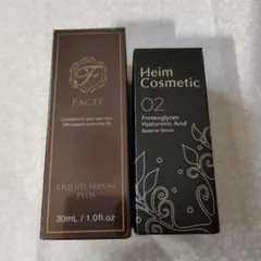 FACEE LIQUID SERUM PLUS 30mLとハイム化粧品美容液のサムネイル