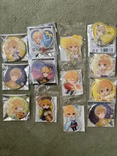 すとぷりるぅと缶バッジアクリルキーホルダーセット