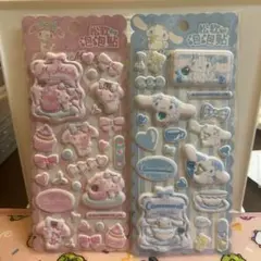 サンリオ　マイメロディー、シナモロール　マシュマロシールセット