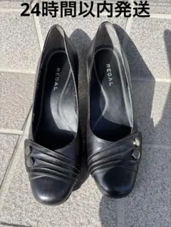 REGAL ブラック ハイヒール パンプス