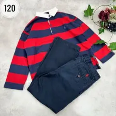 POLO ラガーシャツ＆ ポロバイラルフローレン ロングパンツ