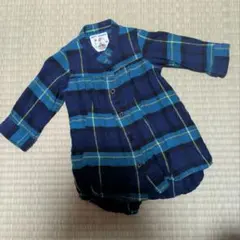 BREEZE 長袖シャツ80. 110サイズセット チェック柄