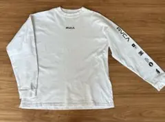 RVCA モックネック フロントロゴ ロンT