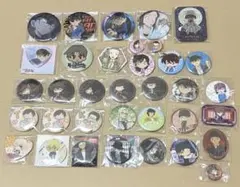 名探偵コナン 缶バッジ 35個セット 工藤新一 毛利蘭 安室透 赤井秀一 灰原哀