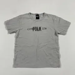 COMME CA ISM ライトグレー 半袖Tシャツ 130A
