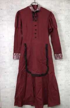 クラシカル ロリータ ゴスロリ 洋館メイド風 ロングワンピース コスプレ