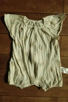 moimoln / 花柄ロンパース / 80cm