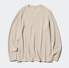 【生産終了品】UNIQLOワッフルクルーネックTシャツ