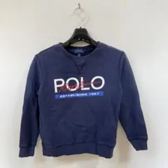 Polo Ralph Lauren ネイビー トレーナー キッズ 130 ロゴ
