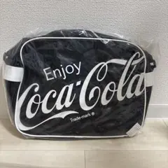 新品　コカコーラ　ゴルフ　シューズ　エナメル　バッグ　ショルダーバッグ コカコーラ ゴルフ シューズ 靴 鞄 バッグ 持ち歩き 白 ホワイト