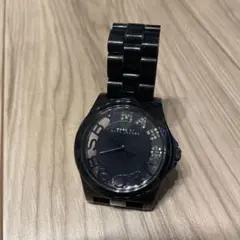 MARC BY MARC JACOBS ブラック腕時計