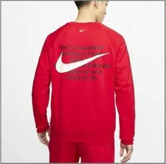 C新品 NIKE SWOOSH 赤 XL ナイキ スウェットCJ4872-657