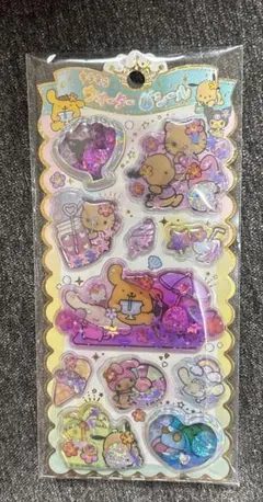 キラキラウォーターinシール　サンリオ　日焼け