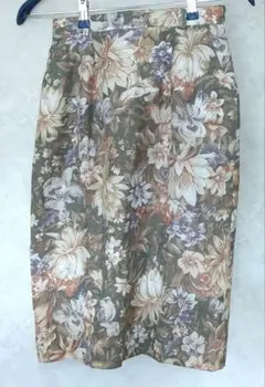 花柄スカート　スカート　11号　日本製