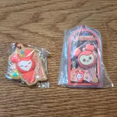 TWICE チェヨン ビスケット＆チャーム チョコかけボーロ＆チャーム