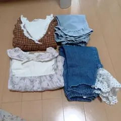 バースデイのtete a teteとママラクのお洋服セット